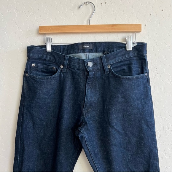 Theory Men’s Beryl Skinny Fit Jeans in Washed Indigo - Picture 5 of 9